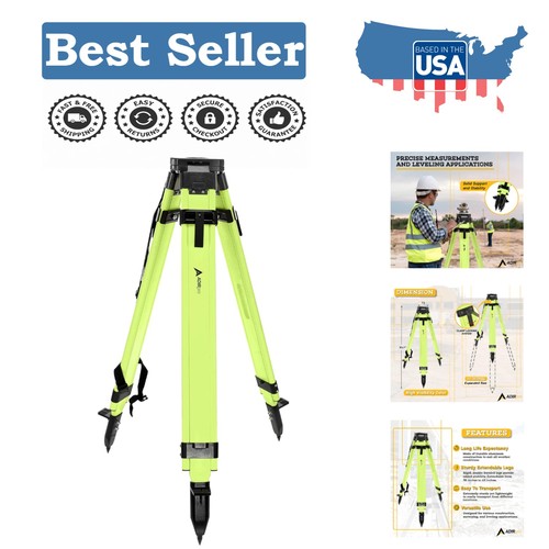 Lightweight survey tripod with - lightweight,