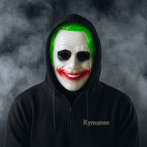 The joker mask halloween - the,