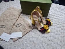 Ladies Gucci open toe Shoes UK Size 38 UK 5