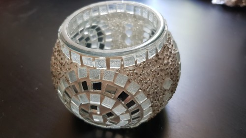 Mosaic glass mirrored beaded - glass,