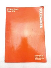 1979 VOLKSWAGEN PICKUP TRUCK TYPE 179 & RABBIT/SCIROCCO REPAIR MANUAL