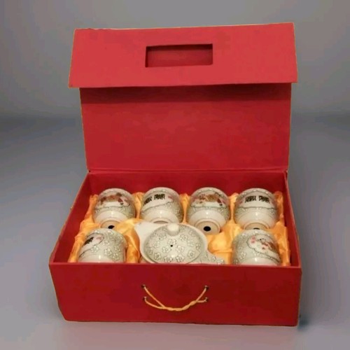 Chinese tea porcelain set with - chinese,