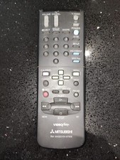 GENUINE MITSUBISHI RM M402010V-57502 TV / VCR REMOTE CONTROL Tested & Working 