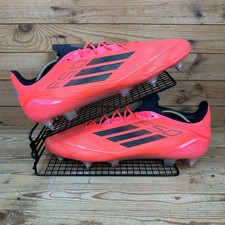 Adidas Football Boots Mens Size UK 13 F50 Elite SG Red Turbo Aurora Soccer Cleat