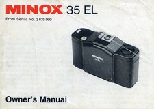 Minox 35EL Camera  Instruction