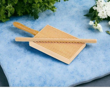 Wooden Rain Gutter with Accessories Brown 9x3x21 cm Elettro Center