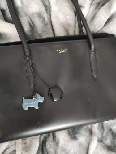Radley black handbag large - black,