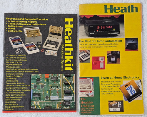 Vtg heathkit catalogs lot - heathkit,