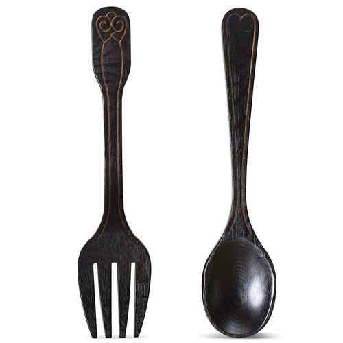Large fork and - fork, spoon