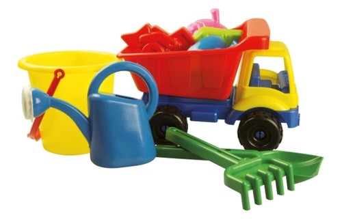 Dump truck with bucket - truck,