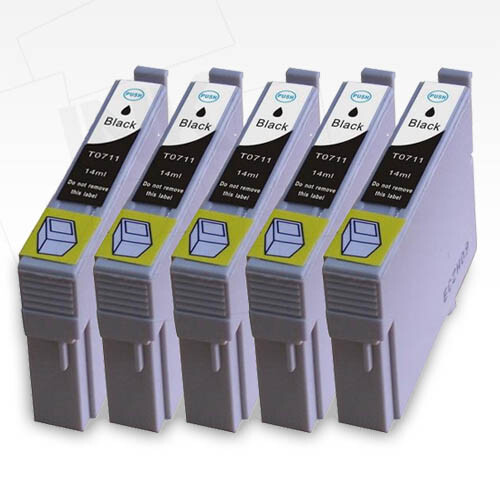 Compatible black cartridges - 5x,