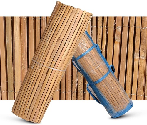 Natural slat bamboo - natural, garden