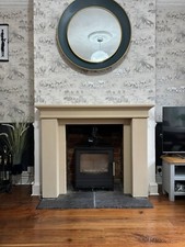 STONE FIRE SURROUND /STONE FIREPLACE GEORGIAN NEW HAND MADE UK PERSONAL DELIVERY