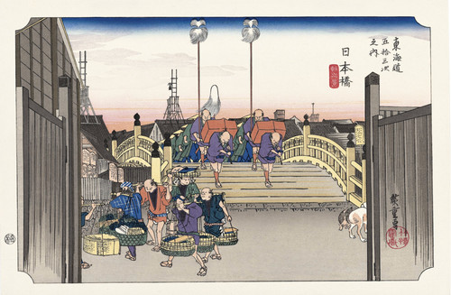 Hiroshige ukiyo woodblock - hiroshige, ukiyo-e