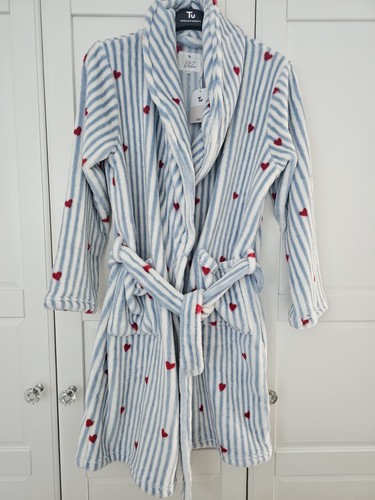 Blue striped red heart - tu,