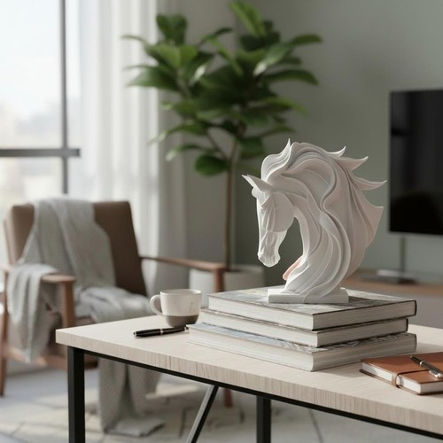 Abstract horse sculpture - sculpture,