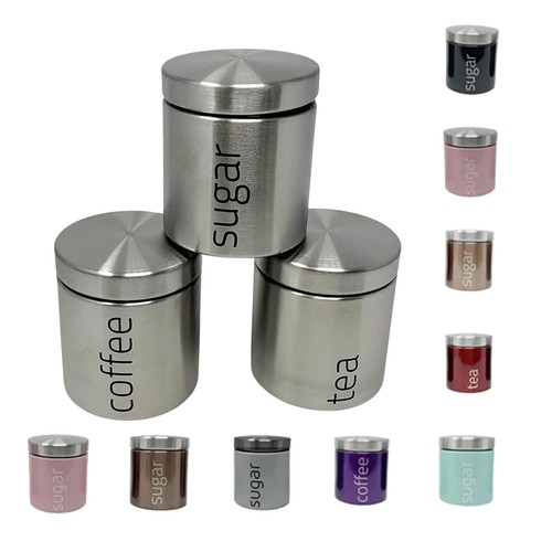 3pc stainless steel - stainless, airtight