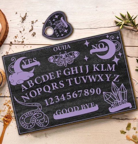 Wooden ouija board - wooden,