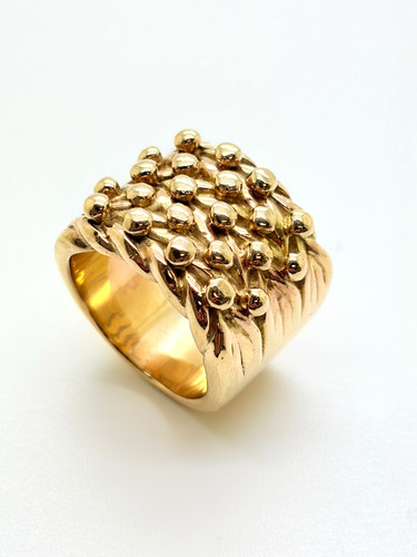 9ct yellow solid - 5, row