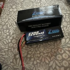 Zeee 11.1V 5200mAh 3S LiPo Battery T Plug 80C for RC Car Boat Airplane UAV Hobby