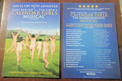 Calendar girls musical tour - girls,