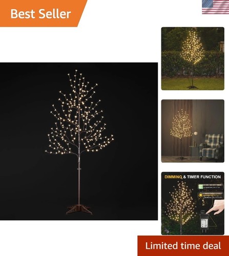 Elegant 5ft lighted cherry - 6.5ft,