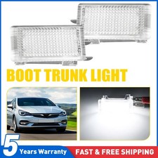 2x For Astra Corsa Vectra Insignia Zafira LED Interior Glove Box Roof Boot Light
