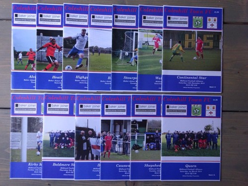 Coleshill town football - x,