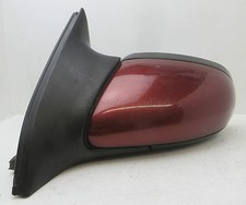 Vauxhall Omega B Pre-Facelift (94-99) Left Side Electric Heated Door Mirror Red