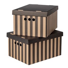 2pc decorative storage boxes - 2pc,