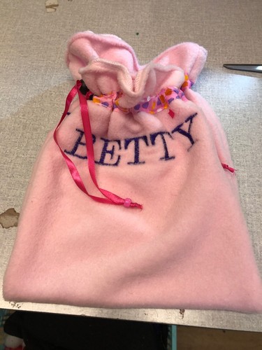 Personalised fleece stirrup