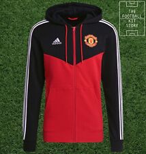 Adidas Manchester United FZ Hoody - Mens - Man Utd Hoodie - Black Friday Sale