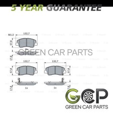 Brake Pads Set Front GCP Fits