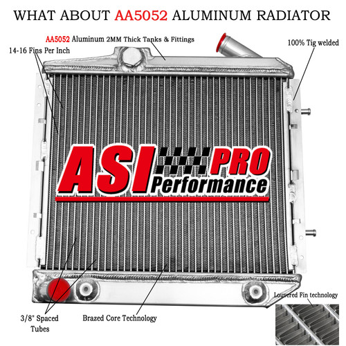 Aluminium radiator for renault - for,