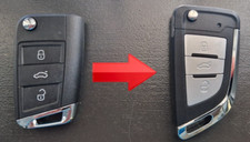 FOR SEAT IBIZA 2015 -2017 LEON 2012 - 2017 HU66 KEY FOB CASE CUTTING IS INCLUDED