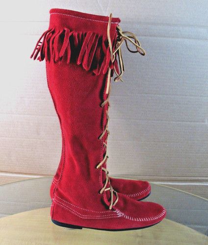 Minnetonka knee high moccasins - high,