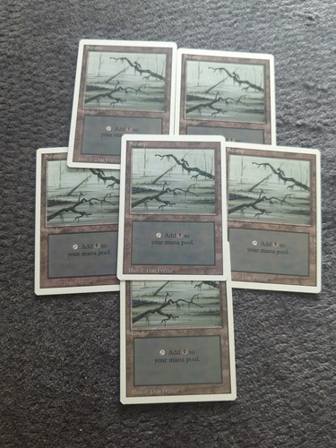 Mtg revised edition swamp - mtg,