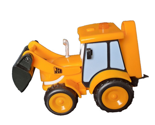 Plastic tractor digger - tractor, my