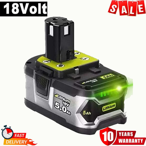 Fits ryobi 18v 0ah - fits, 5.0ah