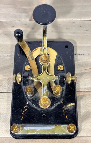 Vintage telegraph key - vintage,