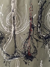VINTAGE HEALS FABRIC 'Caraffe'