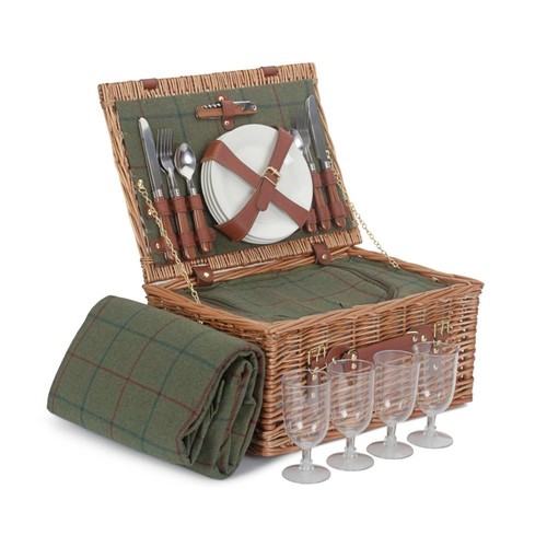 Person green tweed classic - green,