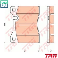 BRAKE PAD SET DISC BRAKE