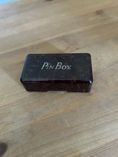 Vintage Bakelite Pin Box - Art