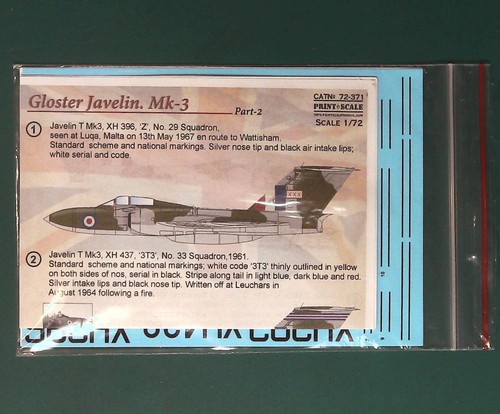 Print scale decals 72371 - decals, 1/72: