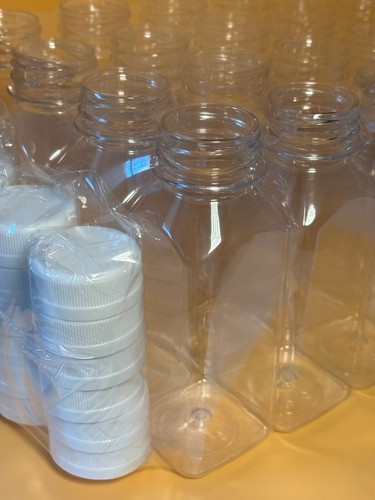Plastic juice bottles - 16,