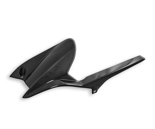 Glossy carbon rear hugger - hugger, dbk
