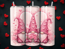 Valentines Gnome Tumbler 20oz