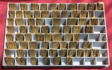 Gravograph Brass Upper Case