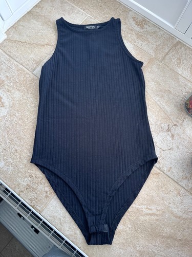 Nasty gal ribbed black